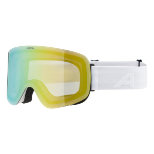 Маска Горнолыжная Alpina Penken A7292811 (white matt/gold mirror s3)