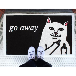 Коврик Ripndip Go Away Rug RND0641 (black)