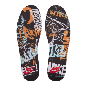 Кроссовки Nike Dunk Low Retro PRM "Graffiti Black Red" DM0108-001 (black-tumbled grey)