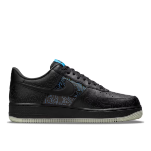 Кроссовки Nike Air Force 1 '07 X Computer Chip Space Jam DH5354-001 (black-lt blue fury)
