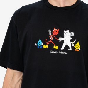 Футболка Ripndip Nerm Vs Devilman Tee RNDWORLD7 (vintage black)