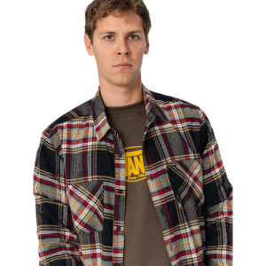 Рубашка Volcom Netastone Flannel LS A0532510AQK- (antique black)