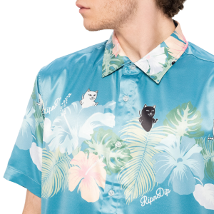 Рубашка Ripndip Pablo Button Up RND10061 (misty blue)