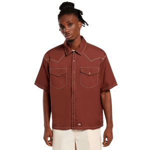 Рубашка Dickies River Ranch Work Shirt Ss DK0A4Z7MK471 (cappuccino)