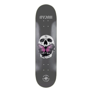 Дека Disorder Nyjah Butterfly Skull DIS10007 (grey)