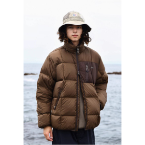 Пуховик Nothomme Contrast Color Down Jacket 23M012brn (brown)