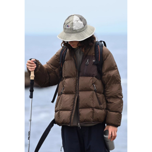 Пуховик Nothomme Contrast Color Down Jacket 23M012brn (brown)