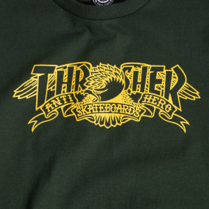 Футболка Thrasher Mag Banner 311617fgrn (forest green)