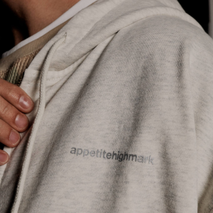 Худи На Молнии Appetite High Mark Hoody F9F9ED (gray)