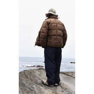 Пуховик Nothomme Contrast Color Down Jacket 23M012brn (brown)