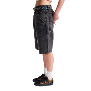 Шорты Vans  Drill Chore Loose Denim Short VN0A7S4SE901 (stonewash black)