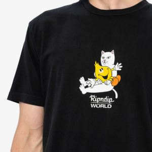 Футболка Ripndip Nerm <3 Flameboy Tee RNDWORLD9 (vintage black)