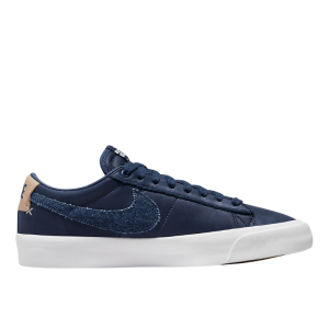 Кеды Nike SB Zoom Blazer Low Pro GT Prm DM8890-400 (midnight blue-white-eraser biege)