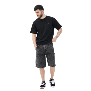 Шорты Vans  Drill Chore Loose Denim Short VN0A7S4SE901 (stonewash black)