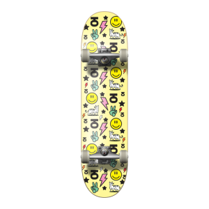 Скейтборд В Сборе Детский Юнион Скейтборды Smile un26-smi-comp (yellow)