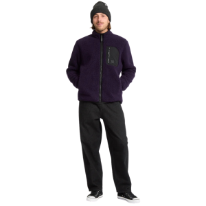 Толстовка Volcom Muzzer Fuzzar Zip A4832306DPLM- (dark purple)