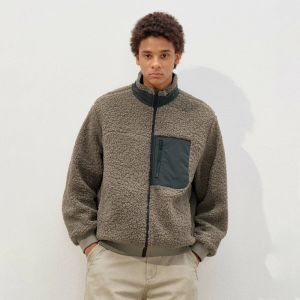 Куртка 714Street Reversible Bomber Jacket 521641grybei (grey-beige)