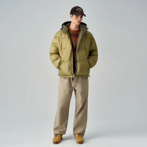 Куртка 714Street Reversible Hooded Jacket 421678khklgrn (olive-light green)
