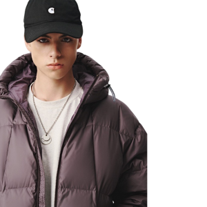 Пуховик 714Street Hooded Down Jacket 421777purp (purple)