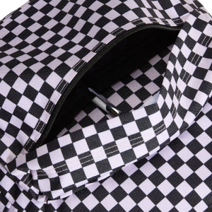 Рюкзак Vans Old Skool Check Backpack VN000H4XH8H (black-pink)