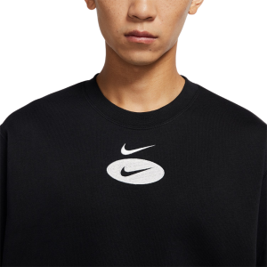Толстовка Nike Swoosh League Fleece Crewneck DM5461-010 (black)