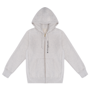 Худи На Молнии Magamaev Script Zipper maga24-scripthd-lhgry (light heather grey)