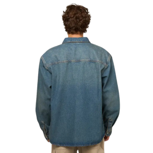 Рубашка Dickies Mechanic Denim Shirt LS DK0A87PXL231 (khaki tinted blue)