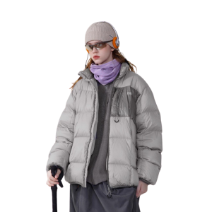 Пуховик Nothomme Contrast Color Down Jacket 23M012gry (grey)