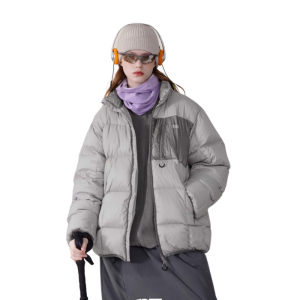 Пуховик Nothomme Contrast Color Down Jacket 23M012gry (grey)