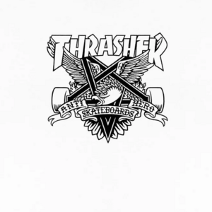 Футболка Thrasher Eaglegram 311616wht (white)