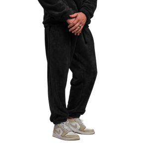 Штаны Hardlunch Fur Pants 8024000021 (черный)