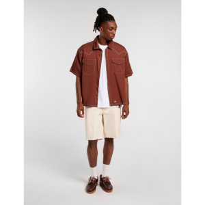 Рубашка Dickies River Ranch Work Shirt Ss DK0A4Z7MK471 (cappuccino)