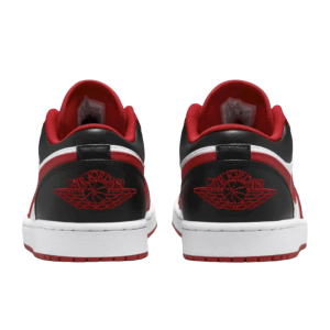 Кроссовки Jordan Air Jordan 1 Low Reverse Black Toe 553558-163 (white-gym red-black)