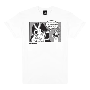 Футболка Thrasher X Toy Machine Girlfriend 311621-wht (white)