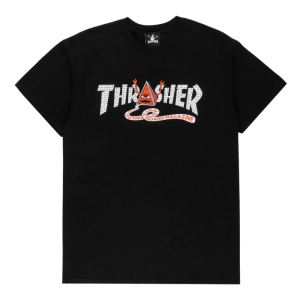 Футболка Thrasher X Toy Machine Pyramid 311624-blk (black)