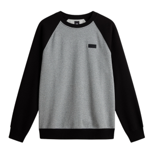 Толстовка Vans Core Basic Raglan Crew VN000HNV4ZY1 (black-cement heather)