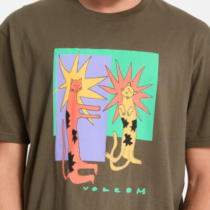 Футболка Volcom Longo Cats Bsc Sst A3532553- (sage leaf)