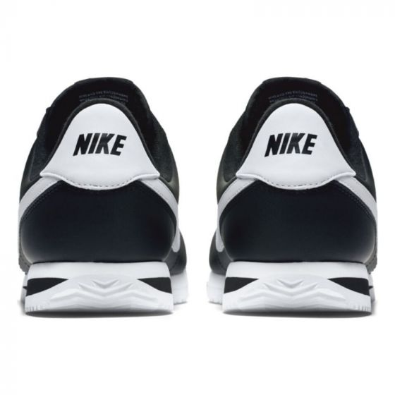 Кроссовки Nike Cortez Basic Leather 819719-012 (black-white-metallic silver)