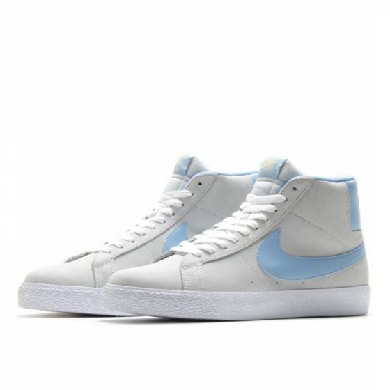 Кеды Nike SB Zoom Blazer Mid 864349-008 (photon dust-psychic blue)