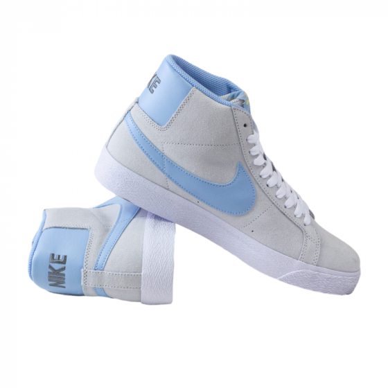 Кеды Nike SB Zoom Blazer Mid 864349-008 (photon dust-psychic blue)