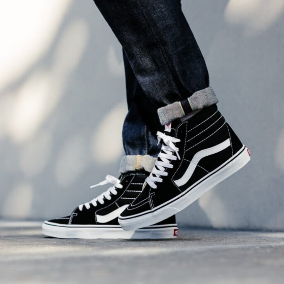 Кеды Vans Sk8-Hi VD5IB8C (black-white)