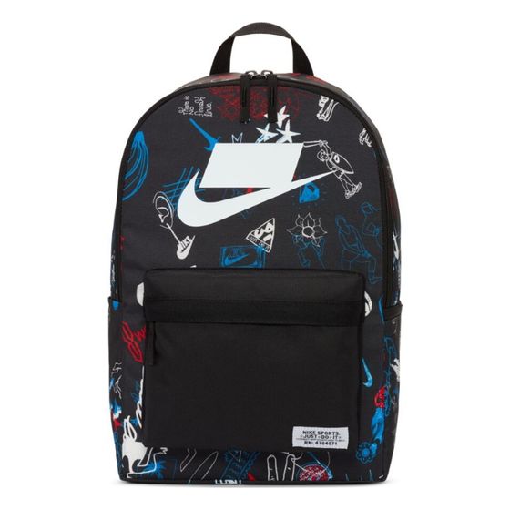 Nike Heritage AOP Backpack 2.0 BA6449 010 black black white