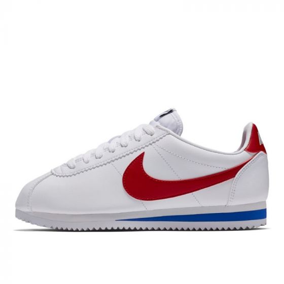 Кроссовки Женские Nike Wmns Classic Cortez Leather 807471-103 (white-varsity red)