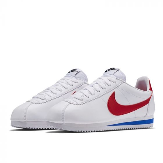 Кроссовки Женские Nike Wmns Classic Cortez Leather 807471-103 (white-varsity red)