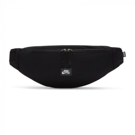 Сумка На Пояс Nike SB Heritage Waistpack DD7224-010 (black-black-white)