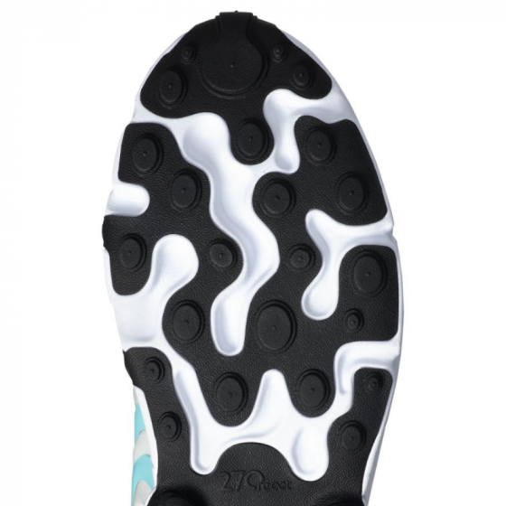 Кроссовки Nike Air Max 270 React ENG CT1281-100 (white-black-bleached aqua)