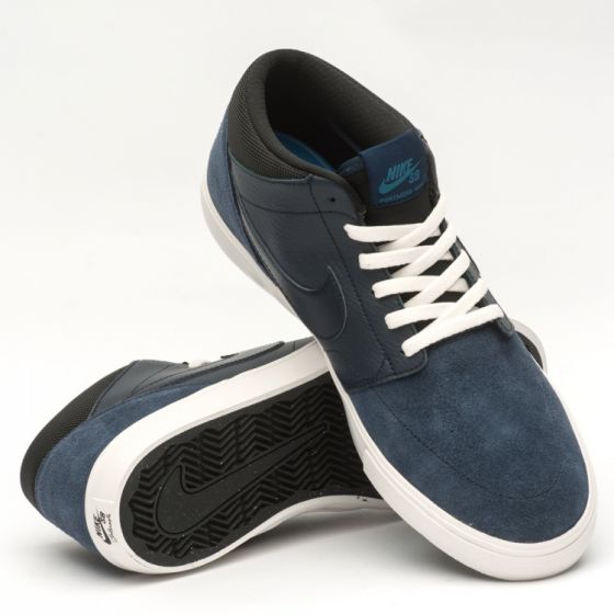 Кеды Nike SB Portmore II Solar Mid 923198-401 (obsidian-phantom-blue force)