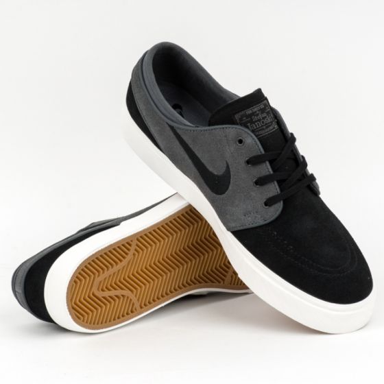 Nike stefan janoski grey and black deals