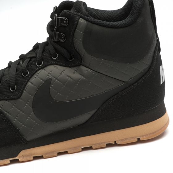 Кроссовки Nike MD Runner 2 Mid Premium 844864-006 (black-black-gum light brown)