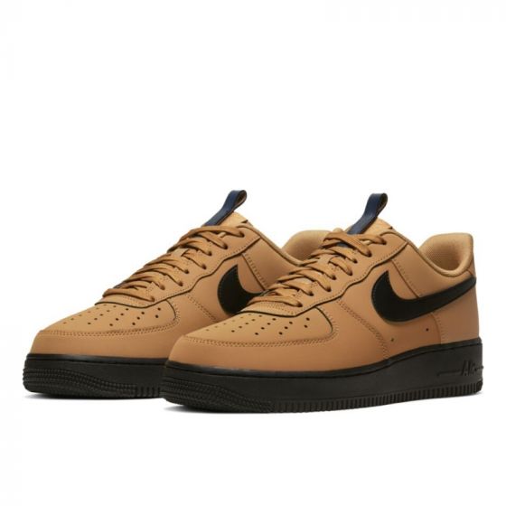 Кроссовки Nike Air Force 1 07 BQ4326-700 (wheat-black-midnight navy)